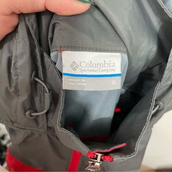 Columbia Omni-Shield Red Weatherproof Rain Jacket - Picture 5 of 5